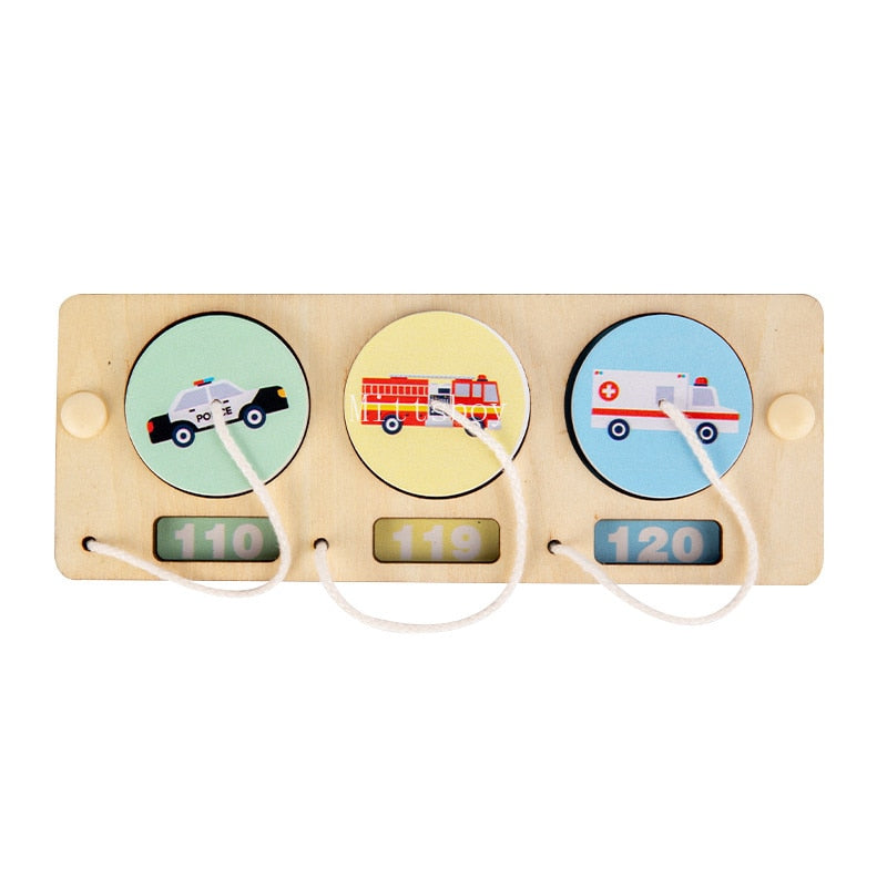 Montessori Busy Board DIY Education Toy Puzzle Montessori Busy Board DIY Education Toy Puzzle